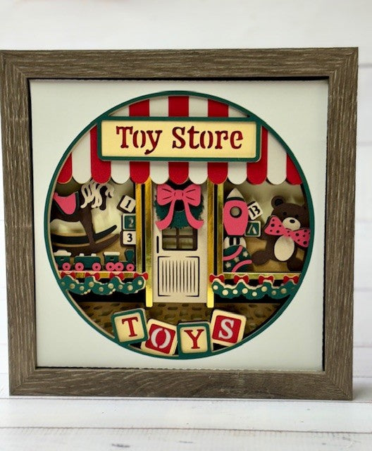 Toy Store Shadow Box – Custom Heartfelt Designs