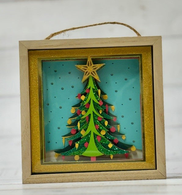 Christmas Tree Shadow Box