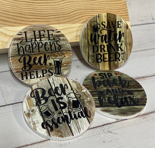 Beer/Wine coasters