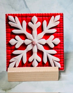 Winter Square Coasters