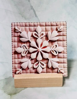 Winter Square Coasters