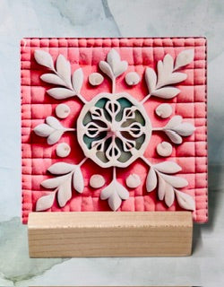 Winter Square Coasters
