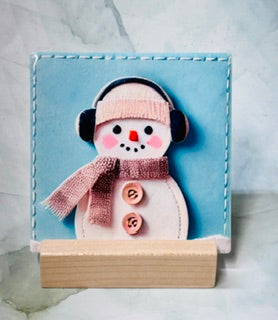 Winter Square Coasters
