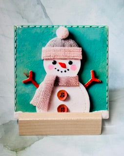 Winter Square Coasters