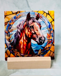 Horse Square Coasters