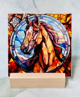 Horse Square Coasters