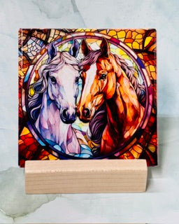 Horse Square Coasters