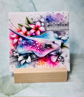 Sea Animal Square Coasters