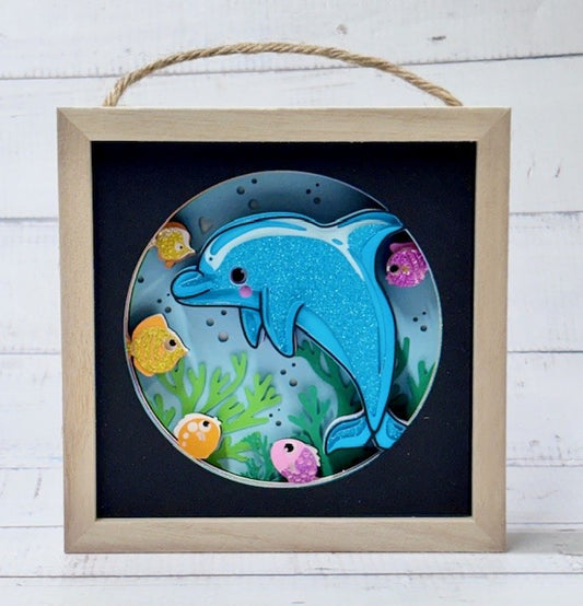 Dolphin Shadow Box