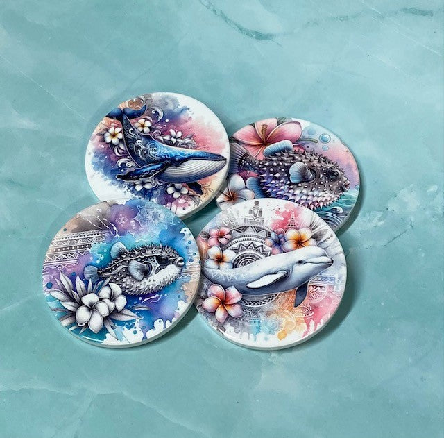 Sea Animal Coasters