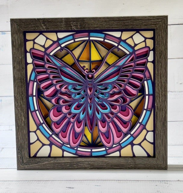 Stained Glass Butterfly